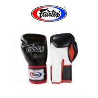 ราคา นวมชกมวย แฟร์เท็กซ์ รุ่น BGV5 Fairtex Boxing Gloves BGV5 Super Sparring Gloves Black White Red Color Size 12 14 16 (24093434018)