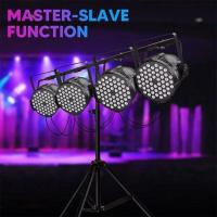 ราคา ไฟเวทีนิยมมากสุด LED PAR 54 X3W LEDRGB Cast Aluminum ไฟพาร์ ไฟเวที ไฟเทค กำลังไฟ 54LED 162W DMX512 (24410905596)