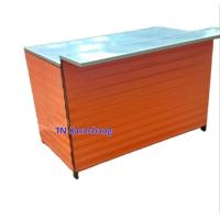 ราคา โต๊ะเคาน์เตอร์หน้า พับได้ถอดประกอบ สีส้ม (19631102415)