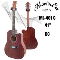 ราคา Martin Lee กีต้าร์โปร่ง Martin Lee ขนาด 41 นิ้ว มีเหล็กดามคอ ปรับคอได้ มีเหล็กขันคอ แถมกระเป๋า แถมปิ๊ก ตั้งแอคชั่นให้เล่นง่าย (17808284064)