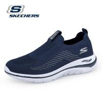ราคา Skechers Go Walk 4 ผู้ชายผู้หญิง Go Run Swirl Tech Speed รองเท้าผ้าใบผู้หญิง Arch Fit Slip Ins SK030707 (22543347576)
