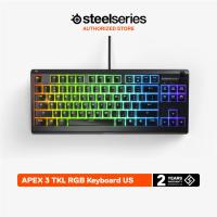 ราคา SteelSeries Apex 3 TKL RGB Gaming Keyboard คีบอร์ดเกมมิ่ง Ten Key Less ไฟ RGB เสียงกดเงียบ ปุ่ม US (22380675796)