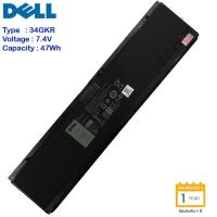 ราคา ส่งฟรี ประกัน 1 ปี แบตเตอรี่ Battery Notebook Dell Latitude E7440 E7450 Series 34GKR 47Wh ของแท้ (14521201306)