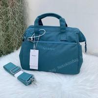 ราคา NekokissBag Qminica ของแท้100 boston 2way shoulder bag Water repellent กระเป๋าสะพายข้าง กระเป๋ากันน้ำ (13073539971)