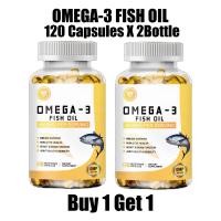 ราคา Ozmolts Fish Oil Omega 3 Softgels น้ํามันปลา โอเมก้า 3 แคปซูล อาหารเสริมเพื่อสุขภาพ 120 แคปซูล (24080260474)