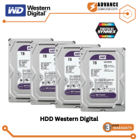 ราคา พร้อมส่ง ของแท้ HDD ฮาร์ดดิสก์ WD Purple Western Digital 1TB 2TB 4TB 6TB CCTV สำหรับกล้องวงจรปิดโดยเฉพาะ (24608475105)