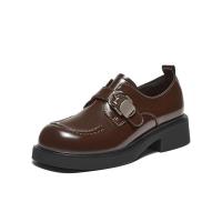 ราคา BASTO Womens Loafers Platform Shoes รองเท้า loafer รองเท้าส้นตึก BG254 (24357698265)