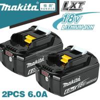 ราคา 100 Original Makita 6Ah 5Ah 3Ah สำหรับ Makita 18V แบตเตอรี่ BL1830B BL1850B BL1850 BL1840 BL1815เปลี่ยน (23244045746)