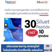 ราคา 30 แถม 10 Cap Maxxlife Siluet Peptide เผาผลาญขณะนอนหลับ 30 แคปซูล (24547092328)
