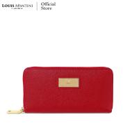 ราคา Louis Montini Evelyn กระเป๋าหนังวัวซาเฟียโน่ กระเป๋าสตางค์ผู้หญิง ซิปรอบ Womens wallet WL36 (721232984)