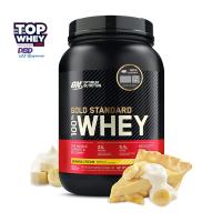 ราคา Optimum Nutrition Gold Standard 100 Whey Protein 2 LBS Banana Cream เวย์โปรตีนไอโซเลต มีส่วนผสมของ แอล กลูตามีน และบีซีเอเอ เวย์โปรตีนคุณภาพสูงเสริมสร้างกล้ามเ (732862185)