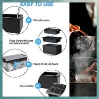 ราคา Clear Ice Maker Crystal Clear Ice Square Maker 8 Big Square Ice Square for Cocktails (22009231044)