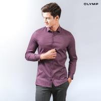 ราคา OLYMP No Six Shirt เสื้อเชิ้ตชาย สีแดงเข้ม ลายจุด ทรงเข้ารูป ยืดหยุ่นได้ดี รีดง่าย AUTU23 เสื้อทำงาน เสื้อเชิ้ตทำงาน (22851870805)