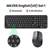 ราคา UGREEN Keyboard Wireless Bluetooth 2 4GHz Keycaps for Laptop MacBook iPad PC Tablet Bluetooth Keyboard Model 35309 (21414565050)
