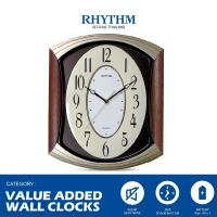 ราคา นาฬิกาติดผนัง RHYTHM นาฬิกาแขวนผนัง นาฬิกาตกแต่งบ้านวินเทจ ทรงเหลี่ยม ขอบพลาสติกลายไม้ ขนาด 30 ซม (16438141895)