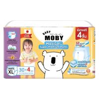 ราคา 1ลังลด150 เก็บและใช้คูปองหน้าร้าน Baby Moby ผ้าอ้อมสำเร็จรูป ชนิดกางเกง รุ่น MaxiGel ไซซ์ M XXL (22423388685)