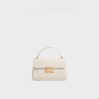 ราคา CHARLES and KEITH CK2 50701578 อารมณ์พร็อพเพชรกระเป๋าถือกระเป๋า messenger (24506344726)