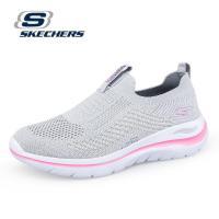 ราคา Skechers Go Walk 4 ผู้ชายผู้หญิง Go Run Swirl Tech Speed รองเท้าผ้าใบผู้หญิง Arch Fit Slip Ins SK030707 (22543347553)