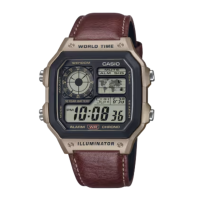 ราคา M F Watch นาฬิกาข้อมือ Casio Digital รุ่น AE 1200WHL 5A สายหนังใหม่ AE 1200WHD 1A ยอดนิยม AE 1200WHB สายนาโต้ สินค้าของแท้ รับประกันศูนย์ 1 ปี (23223945658)