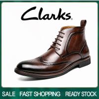 ราคา Clarksรองเท้าผู้ชาย รุ่น สีดำ รองเท้าหนังแท้ รองเท้าทางการ รองเท้าแบบสวม รองเท้าแต่งงาน รองเท้าหนังผู้ชาย (21088089306)