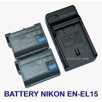 ราคา ENEL15 EN EL15 EN EL15B EN EL15C แบตเตอรี่ แท่นชาร์จ แบตเตอรี่พร้อมแท่นชาร์จสำหรับกล้องนิคอน Battery Charger Battery and Charger For Nikon D500D600D610D750D800D800ED810D810AD850D7000D7100D7200D7500Nik