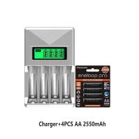 ราคา Panasonic eneloop pro ถ่านชาร์จ AAA 950 mAh AA2550mAh AA2500mAh Rechargeable Battery 1 แพ็ค 4 ก้อน (23490822581)