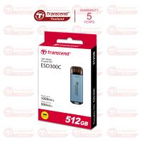 ราคา External SSD smallest 512GB ESD300C Type C connectors Transcend รับประกัน 5ปี มีใบกำกับภาษี (20148514245)