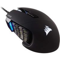ราคา Corsair SCIMITAR RGB ELITE Gaming Mouse สำหรับ MOBA MMO 18000 DPI 17ปุ่ม Progamable รองรับ ICUE สีดำ (23024514718)