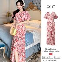 ราคา ZYHT ชุดเดรสผู้หญิงชุดเดรสใส่ทำงานชุดเดรสซาตินเดรสสีแดงชุดเดรสไปงานชุดเดรสแต่งงานหรูหราชุดเดรสปาร์ตี้ชุดราตรี30921 (24380858611)