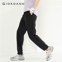 ราคา GIORDANO Men Pants Sweat Wicking Drawstring Elastic Waist Pants 3 Pocket Easy Care Simple Basic Fashion Casual Pants 01115090 (24263583353)