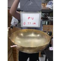 ราคา กระทะทองเหลืองแท้ 100 เบอร์ 16 17 18 20 22 24 สำหรับ กวนไส้ขนม ขนมไทย เนื้อตุ๋น หมูตุ๋น (21667983566)