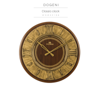 ราคา DOGENI นาฬิกาแขวน WNW001DB นาฬิกาแขวนผนัง ไม้ ดีไซน์เรียบหรู (1047918826)