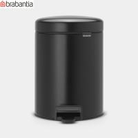 ราคา Brabantia ถังขยะ สแตนเลส แบบเหยียบ 5ลิตร Pedal Bin New Icon 5L Matt Black (503080)