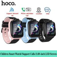 ราคา ของแท้ดั้งเดิม 100 โทรศัพท์สนับสนุน HOCO Y104 4G เด็กโทรศัพท์มือถือนาฬิกา 1 69 นิ้วหน้าจอ 2 5D สนับสนุน G PS LBS WIFI ตำแหน่งวิดีโอ IP65 กันน้ำสนับสนุนภาพถ่ายสมาร์ทนาฬิกาเด็กของขวัญสำหรับสมาร์ทโฟนทั้ง