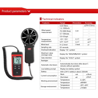 ราคา จัดส่งจากประเทศไทย UNI T UT363S Split Type Digital Anemometer เครื่องวัดความเร็วลมดิจิทัล หน้าจอ LCD ขนาดใหญ่ (24283194248)