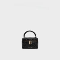 ราคา CHARLES KElTH CK2 80782534 กระเป๋าใส่กล่องแบบพกพาโซ่เพชรคลาสสิกสำหรับผู้หญิง (24098257890)