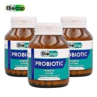 ราคา แพ็ค 3 ขวด สุดคุ้ม Probiotic โปรไบโอติก 10 สายพันธุ์ 750 ล้าน CFU plus พรีไบโอติก Prebiotic ไบโอแคป Biocap โพรไบโอติก โพรไบโอติกส์ โปรไบโอติกส์ Probiotics (16002110596)