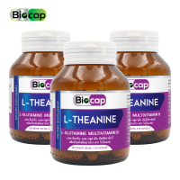 ราคา แพ็ค 3 ขวด สุดคุ้ม L Theanine แอลธีอะนีน แอล กลูตามีน วิตามินบีรวม ไบโอแคป Vitamin B Vitamin B1 B2 B3 B5 B6 B7 B9 B12 วิตามิน บี1 บี2 บี3 บี5 บี6 บี7 บี9 บี12 LGlutamine Biocap (14015491761)