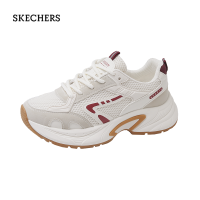 ราคา Skechers มาใหม่เกาหลีสบาย ๆ รองเท้าผ้าใบรองเท้าแบนผู้หญิงรองเท้าผ้าใบ 2025 ยางต่ำด้านบนรองเท้าสีขาว (23922447412)