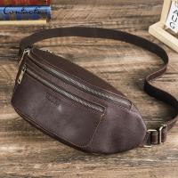 ราคา กระเป๋าคาดเอวหนังแท้สำหรับผู้ชายกระเป๋าก้นกระเป๋าสะพายข้างกระเป๋าใส่โทรศัพท์กระเป๋าคาดอกกระเป๋าคาดเอวท่องเที่ยวของผู้ชายสำหรับ iPad Mini 8 3 (23268773588)