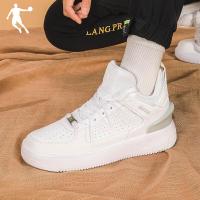 ราคา รองเท้าผู้ชายจอร์แดนจีนรองเท้ากีฬารองเท้าสนีกเกอร์หุ้มข้อสำหรับผู้ชายแบบใหม่ฤดูใบไม้ร่วงและฤดูหนาวปี2023รองเท้าสีขาวของแท้จากทางการ (11405187033)