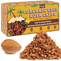ราคา customized Legigo 1 1 LB Coco Husk Chips for Plants 100 Organic Coconut Coir Chips Brick with Low EC PH Balance Compressed Coconut Substrate Coco Chips Mulch Medium for Garden Flowers Plants (24068411