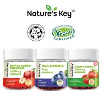 ราคา Natures Key Sleep Apple Cider Vinegar Ashwagandha Gummies ชุดรวม Natures Key Sleep น้ำส้มสายชูหมักแอปเปิล Ashwagandha Gummies (24076850593)