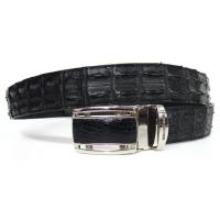 ราคา Huncroc เข็มขัดหนังจระเข้แท้ ส่วนกระดูกคู่ สีดำ (17202295714)