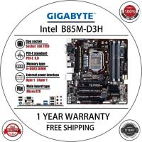 ราคา GA B85M D3H Gigabyte B85 Z87 LGA 1150 Core I7 I5 I3 Pentium Celeron DDR3 32G ไมโคร ATX (23352439290)