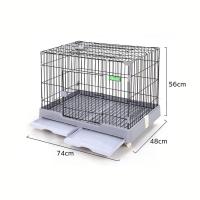 ราคา PetStern กรงกระต่าย กรงกระต่ายขนาดใหญ่ กรงสัตว์เลี้ยง มีล้อเลื้อน เหมาะสำหรับสุนัขขนาดเล็กและขนาดกลาง กระต่าย แมว (24296263300)