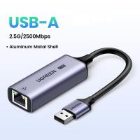 ราคา UGREEN 2500Mbps USB C Ethernet Adapter 2 5 Gigabit Type C to Lan RJ45 Network Card for MacBook Air iPad Pro 2022 2021 USB C Ethernet Model 70446 (21813088226)