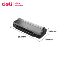 ราคา Deli เครื่องเคลือบเอกสาร เครื่องเคลือบบัตร A4 3in1 แถมฟรี ที่ตัดกระดาษ มีที่เจาะรู ตัดมุม ร้อนเร็ว Laminator (23659726069)