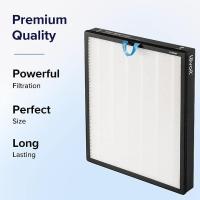 ราคา ของแท้ สำหรับ แผ่นกรอง ไส้กรองอากาศ Levoit vital 200S air purifier Filter HEPA Active Carbon 2in1 ส้กรองเครื่องฟอกอากาศแบบเปลี่ยน แผ่นกรองอากาศ เครื่องฟอกอากาศ รุ่น Nano Protect กรองฝุ่น PM2 5 กำจัดอ 