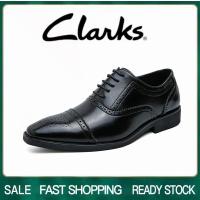 ราคา Clarks รองเท้าผู้ชาย รุ่น สีดำ รองเท้าหนังแท้ รองเท้าทางการ รองเท้าแบบสวม รองเท้าแต่งงาน รองเท้าหนังผู้ชาย (19681090516)